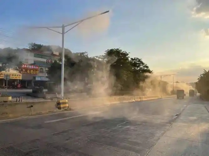 揚塵管控，無錫宜興“抑”塵不染